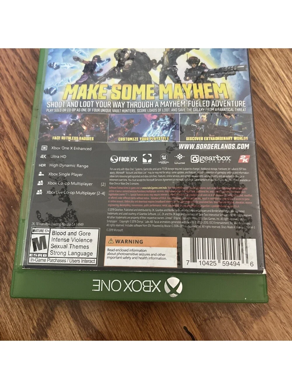 Borderlands 3 - Xbox One VideoGames
